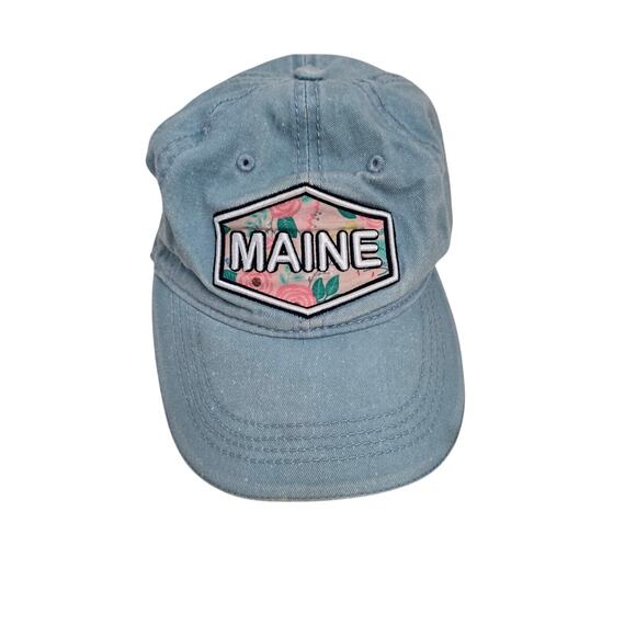 unknown Accessories - Maine Ball Cap Women's Floral Blue Adjustable